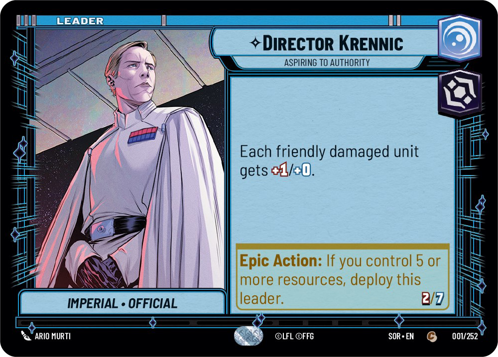 Director Krennic card image.