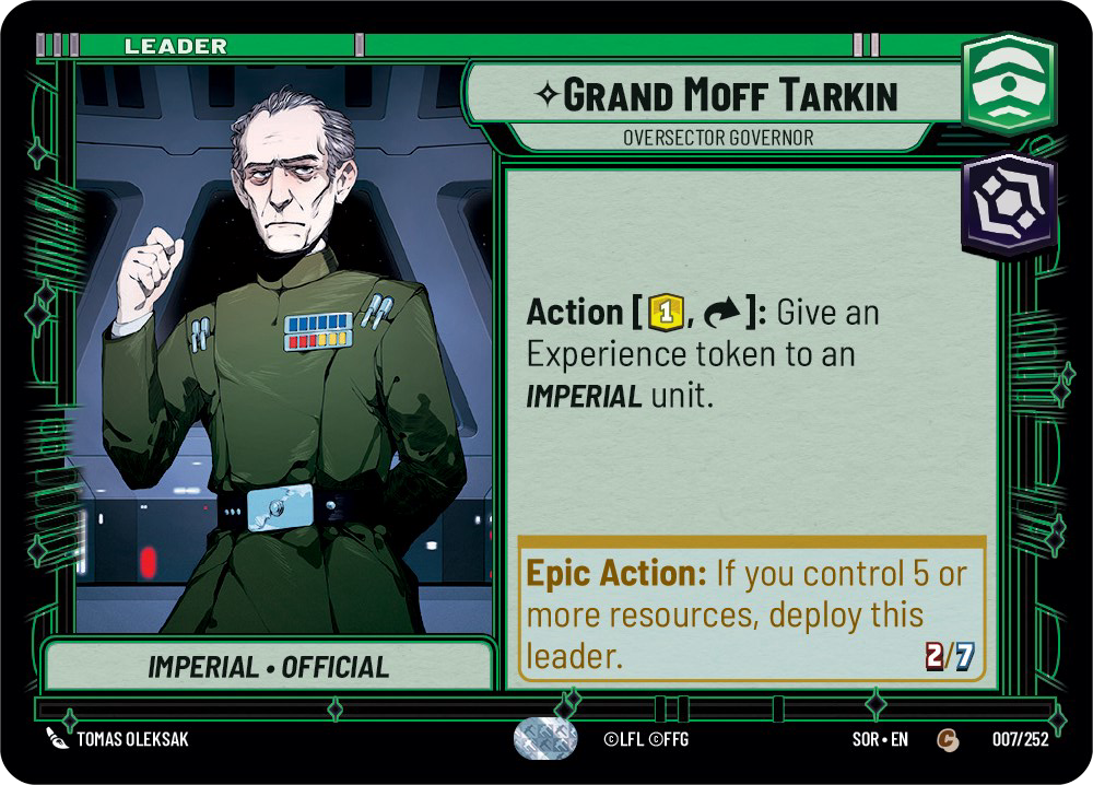 Grand Moff Tarkin card image.