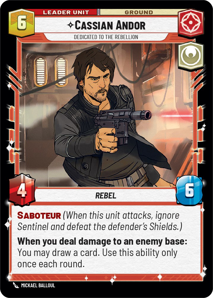Cassian Andor, Dedicated to the Rebellion | SWUDB