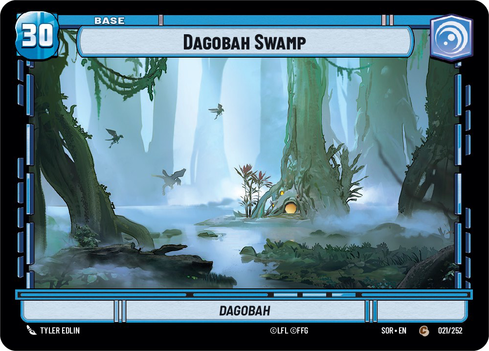 Dagobah Swamp card image.