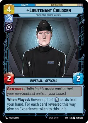 Lieutenant Childsen card image.