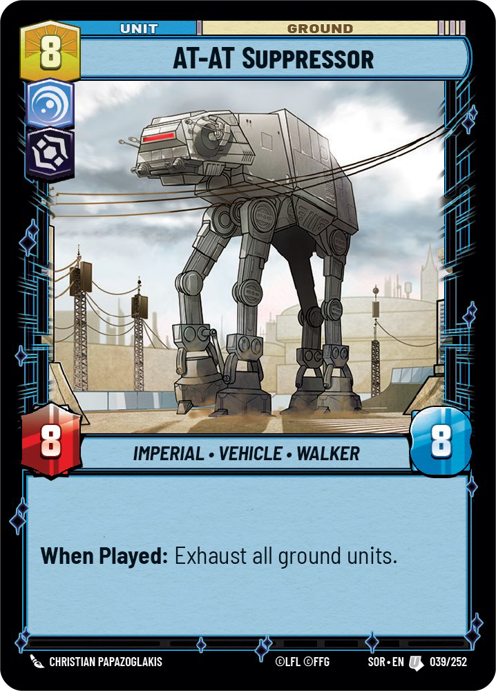 AT-AT Suppressor card image.