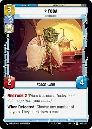 Yoda card image.