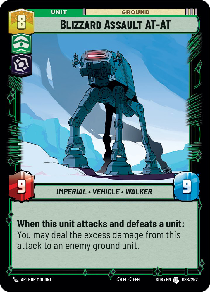 Blizzard Assault AT-AT card image.