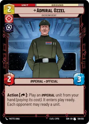 Admiral Ozzel card image.