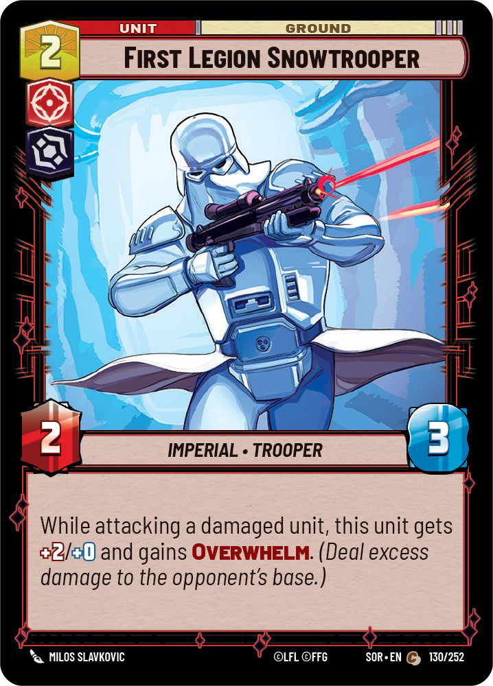 First Legion Snowtrooper card image.
