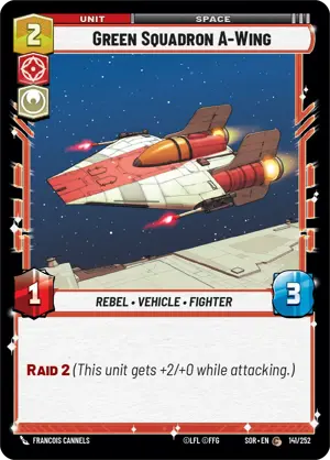 Green Squadron A-Wing card image.