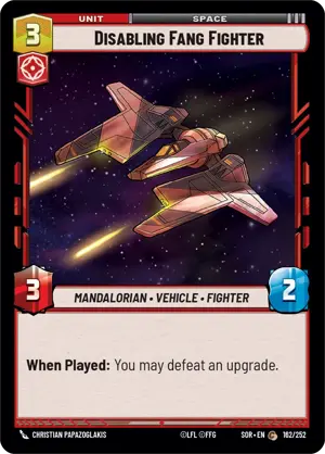 Disabling Fang Fighter card image.