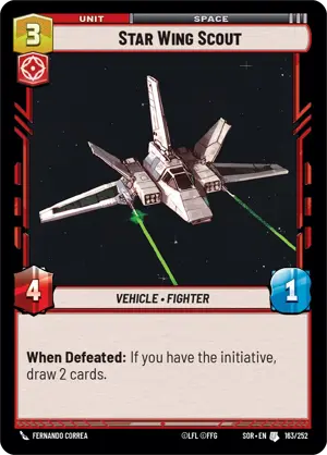 Star Wing Scout card image.
