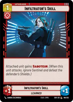 Infiltrator's Skill card image.