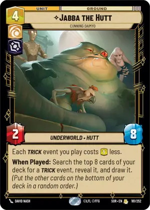 Jabba the Hutt card image.