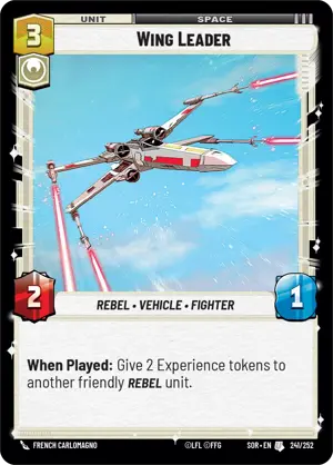 Wing Leader card image.