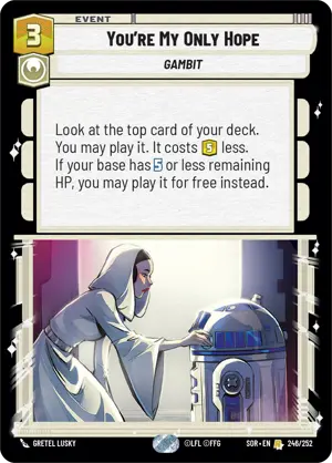 You're My Only Hope card image.