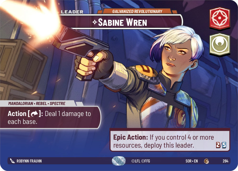 Sabine Wren card image.