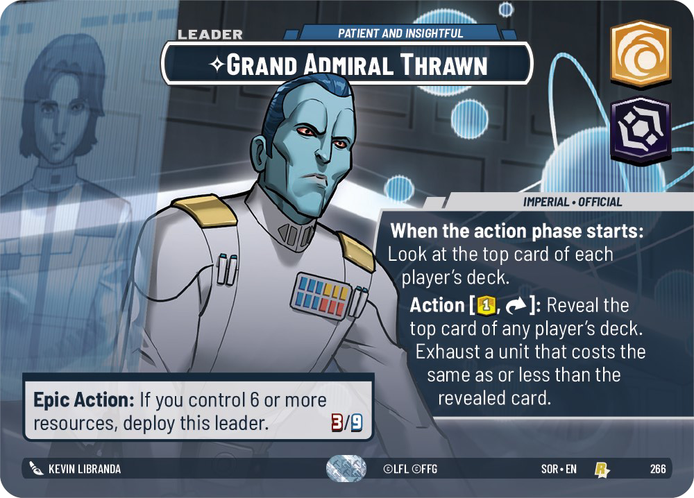 Grand Admiral Thrawn, Patient and Insightful | SWUDB