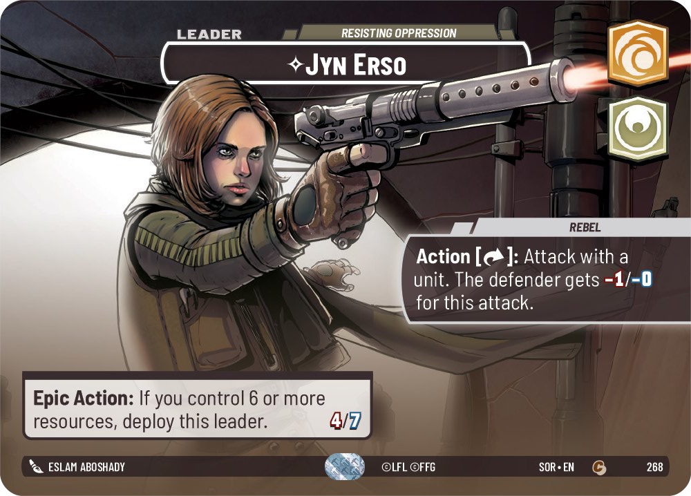 Jyn Erso card image.