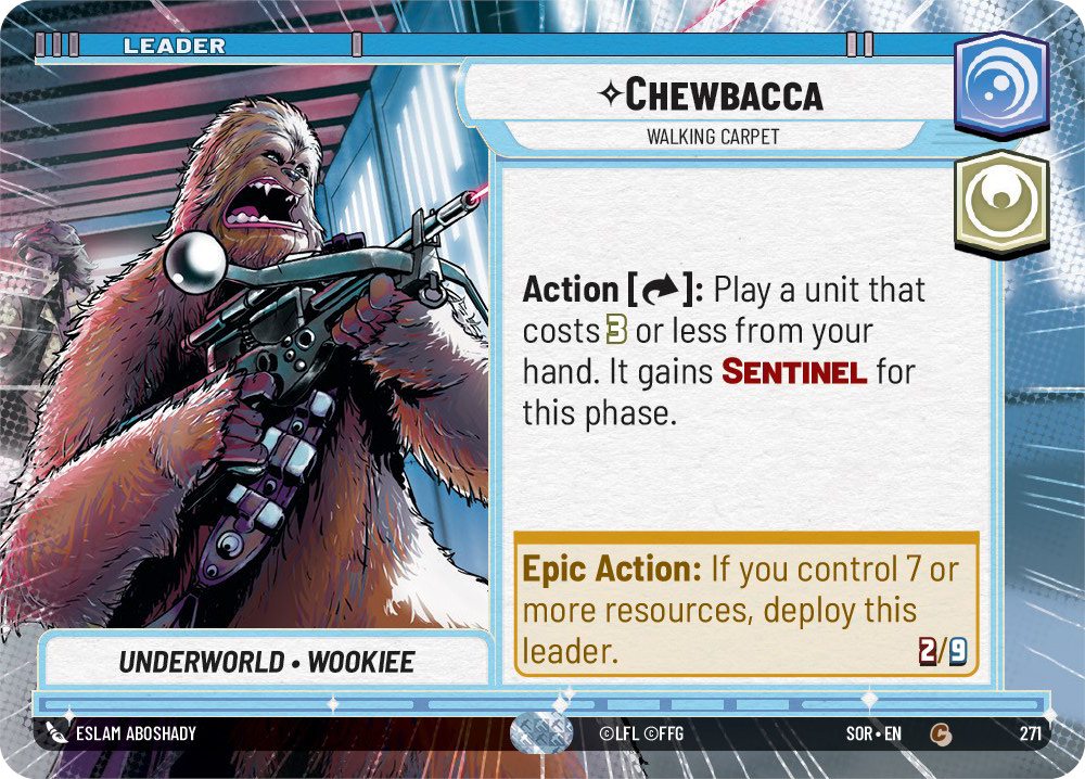 Chewbacca card image.