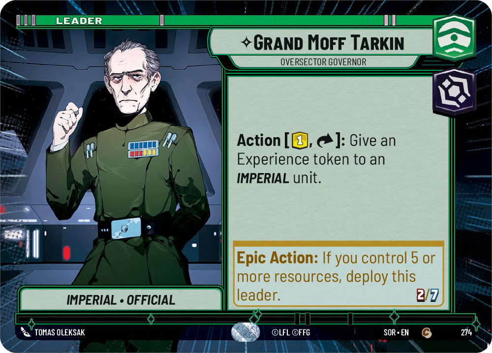Grand Moff Tarkin card image.