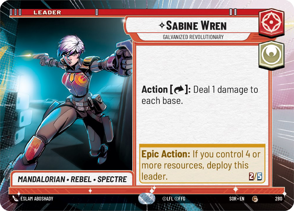 Sabine Wren card image.