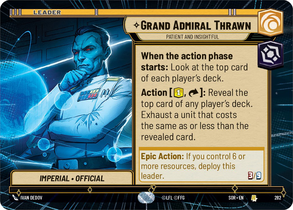 Grand Admiral Thrawn, Patient and Insightful | SWUDB