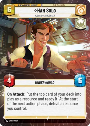 Han Solo card image.