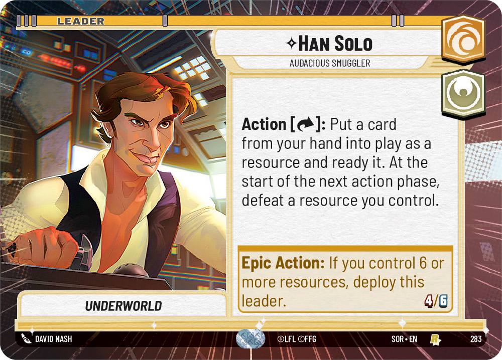 Han Solo card image.