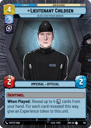 Lieutenant Childsen card image.