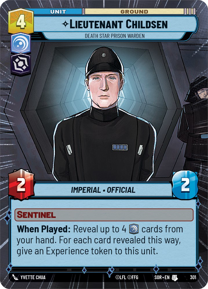 Lieutenant Childsen card image.