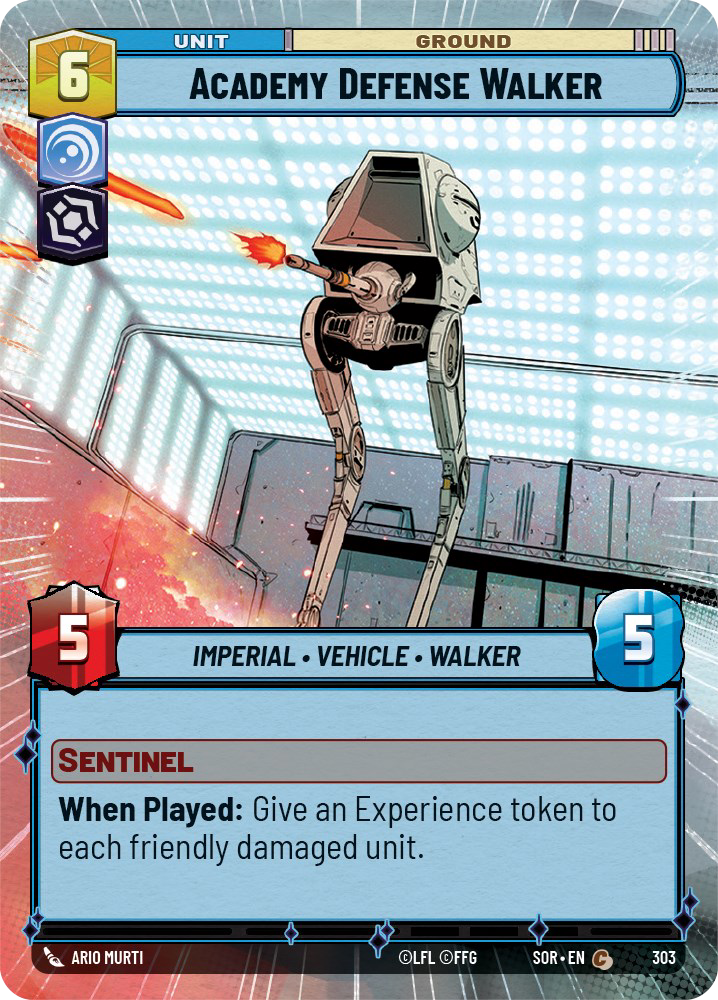 Academy Defense Walker card image.