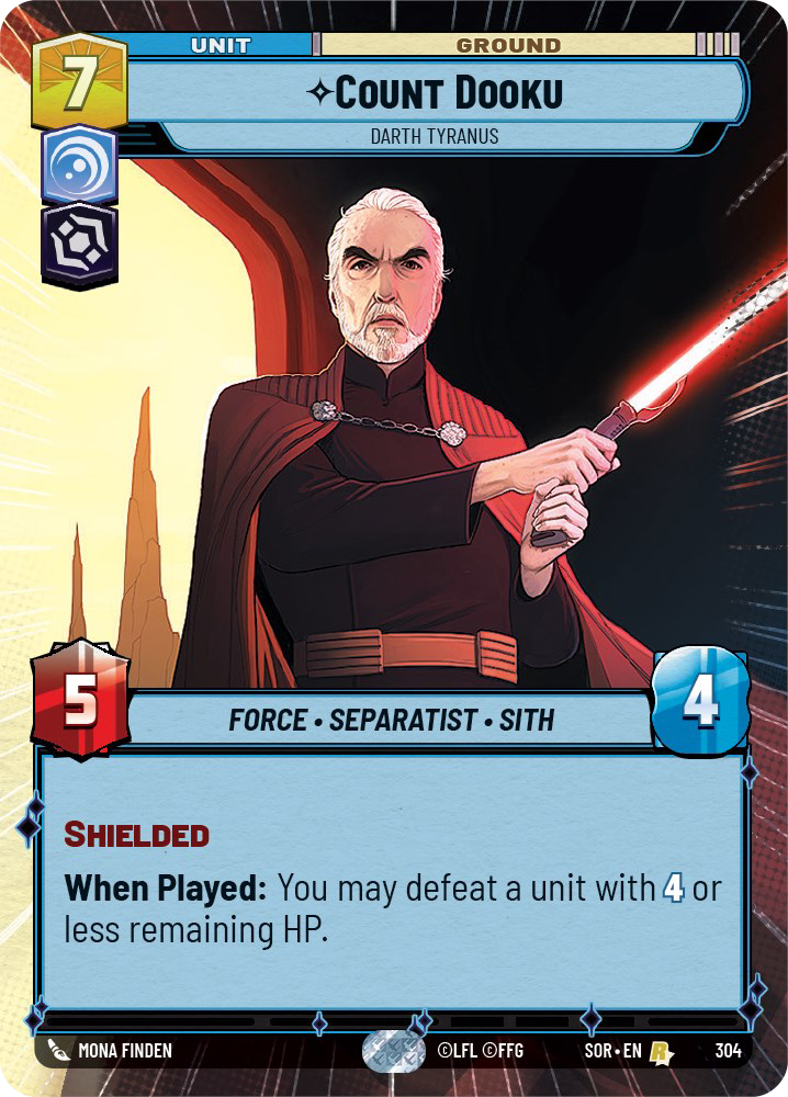 Count Dooku card image.