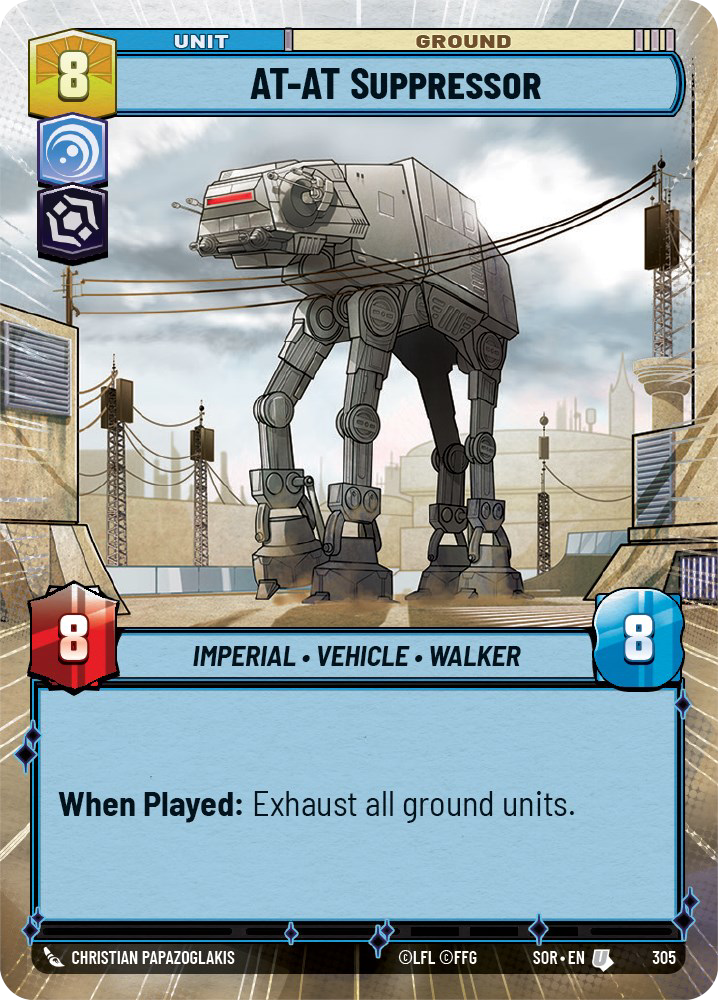 AT-AT Suppressor card image.