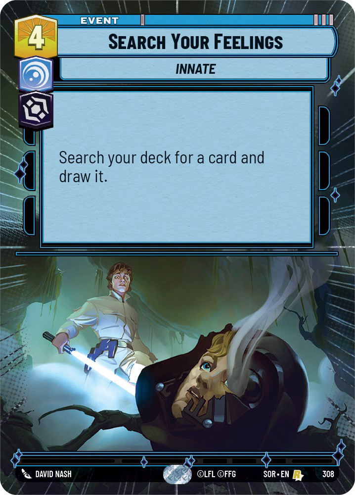 Search Your Feelings card image.