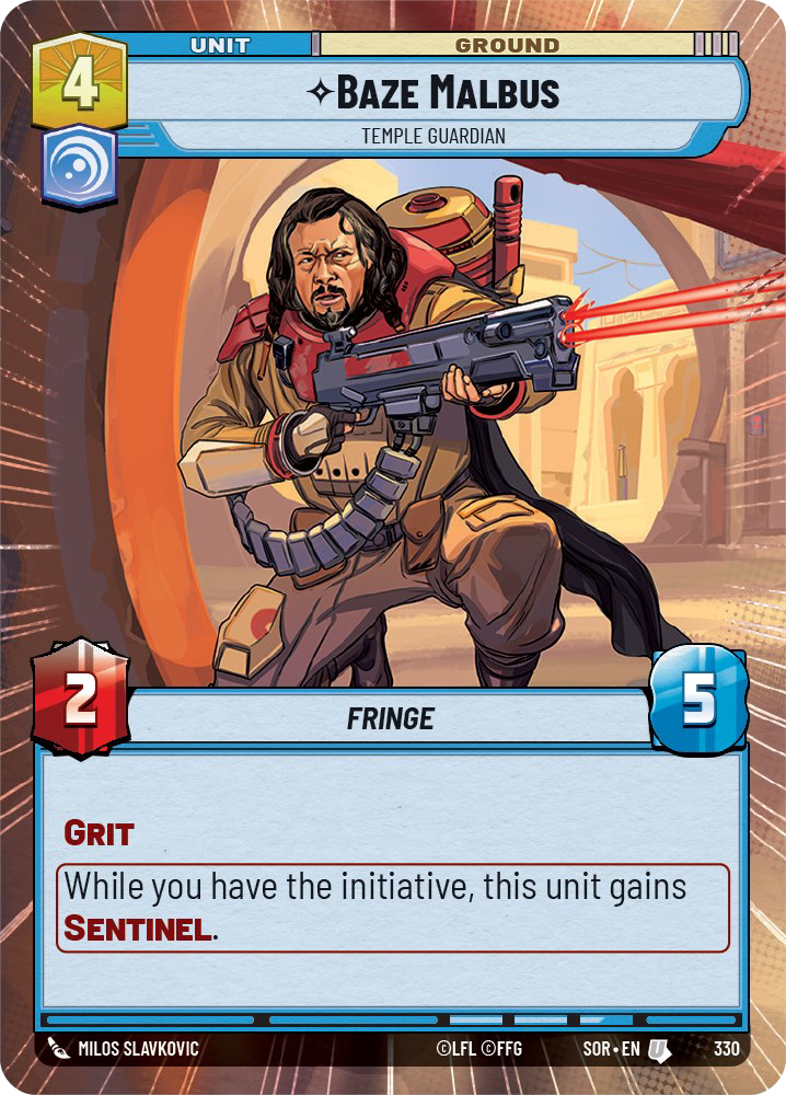 Baze Malbus card image.