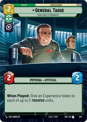 General Tagge card image.