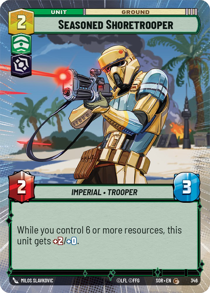 Seasoned Shoretrooper card image.