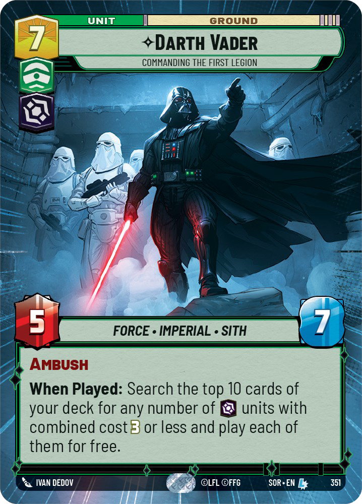 Darth Vader card image.