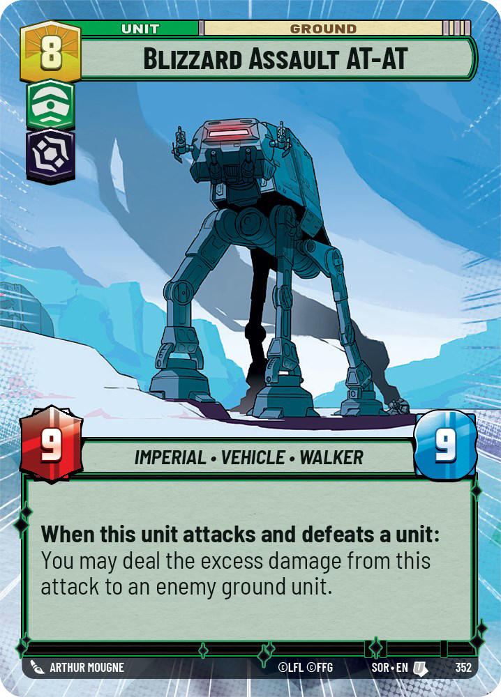 Blizzard Assault AT-AT card image.