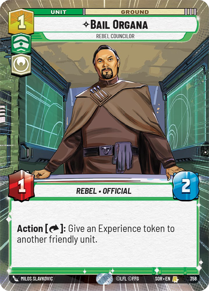 Bail Organa card image.