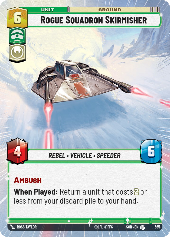 Rogue Squadron Skirmisher card image.