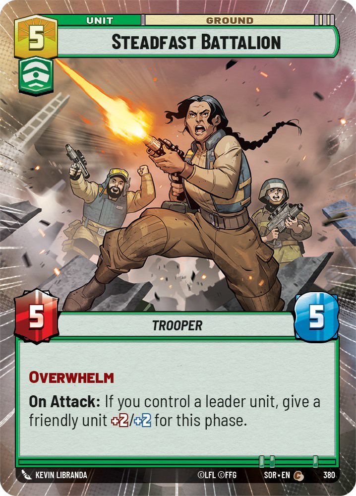 Steadfast Battalion card image.