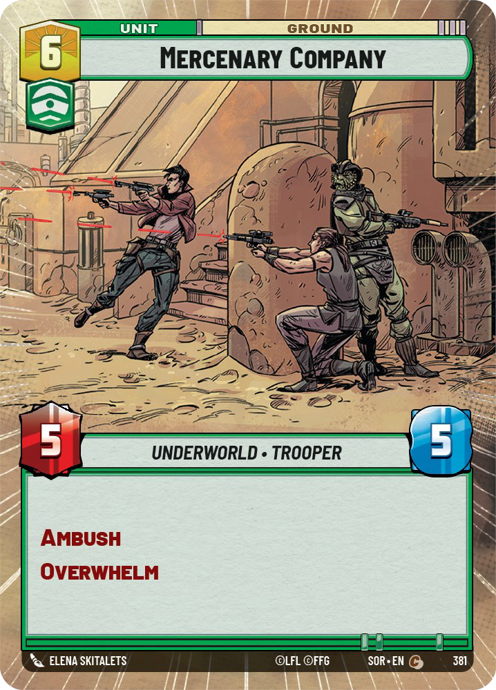 Mercenary Company card image.