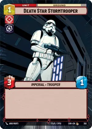 Death Star Stormtrooper card image.
