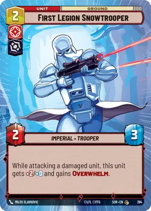 First Legion Snowtrooper card image.