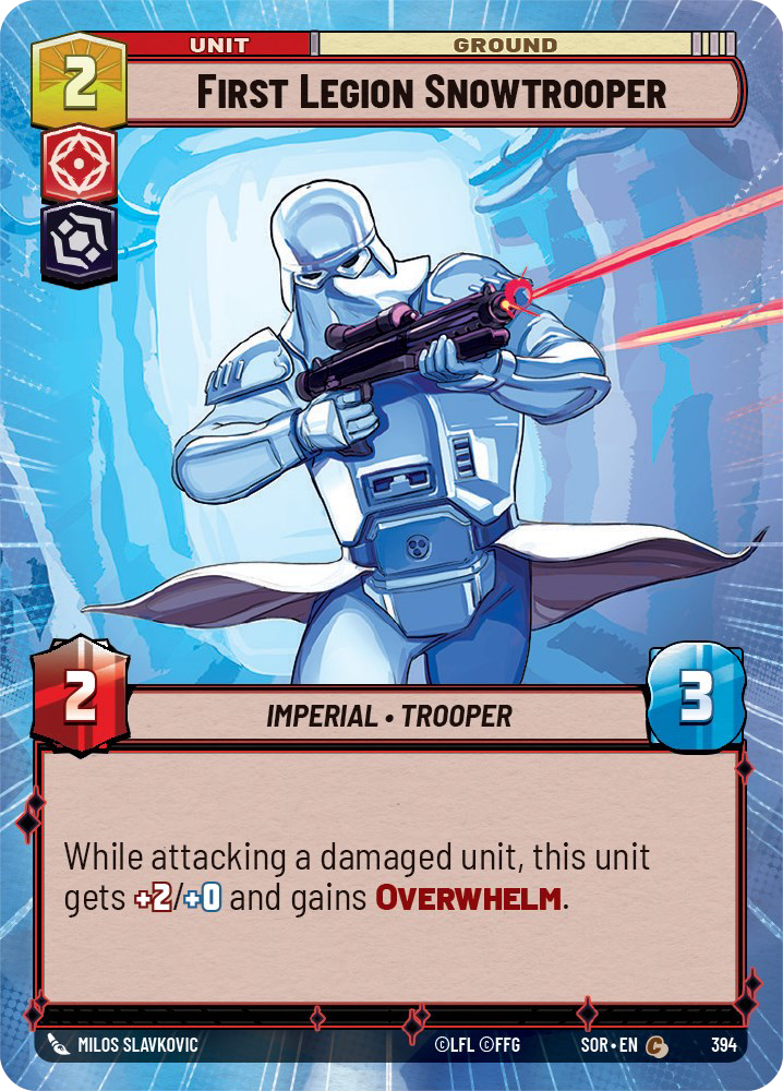 First Legion Snowtrooper card image.