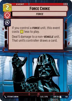 Force Choke card image.