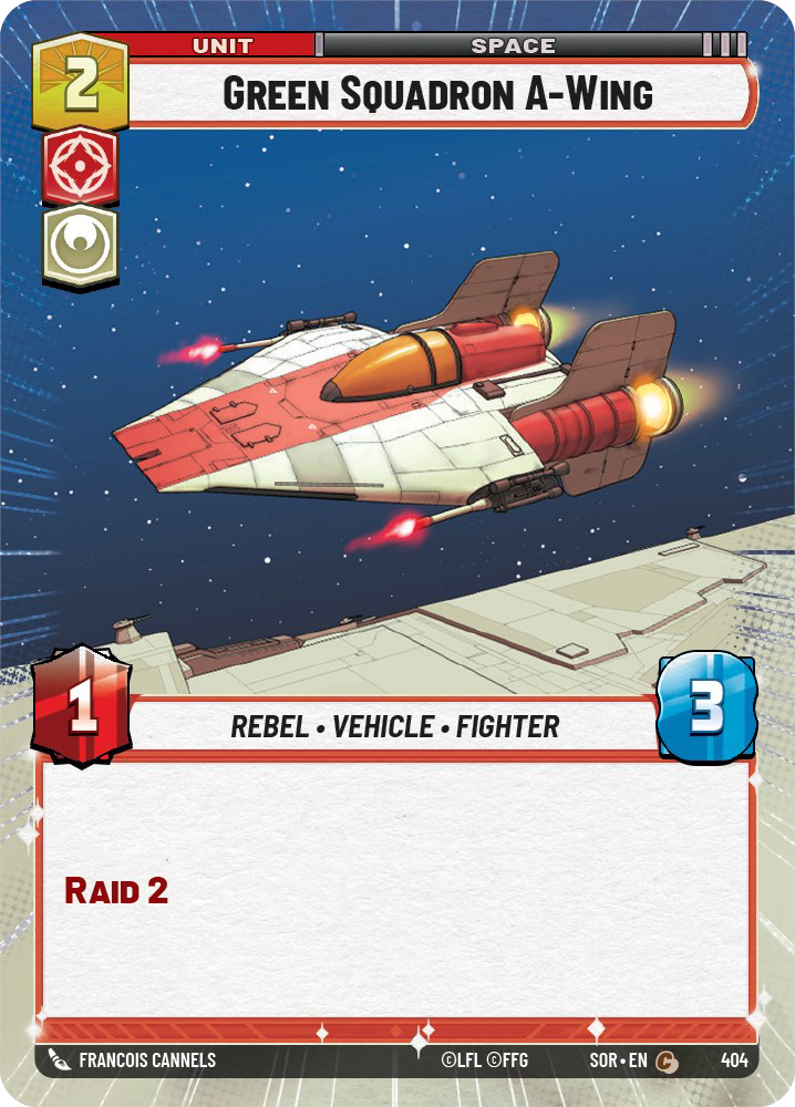 Green Squadron A-Wing card image.