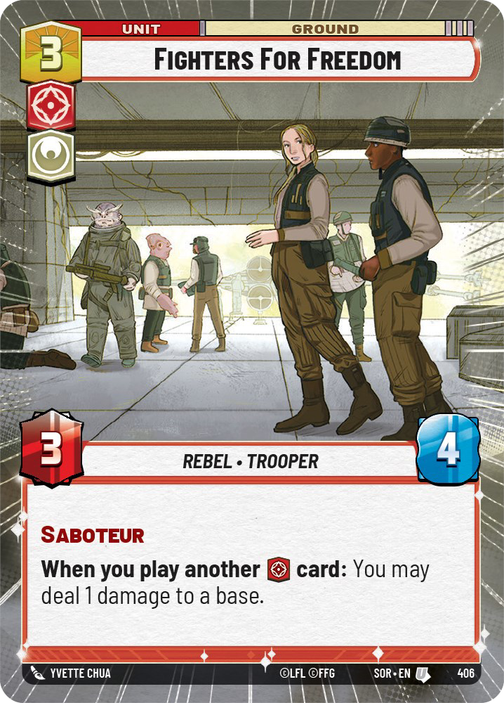 Fighters For Freedom card image.
