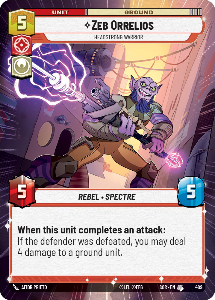 Zeb Orrelios card image.