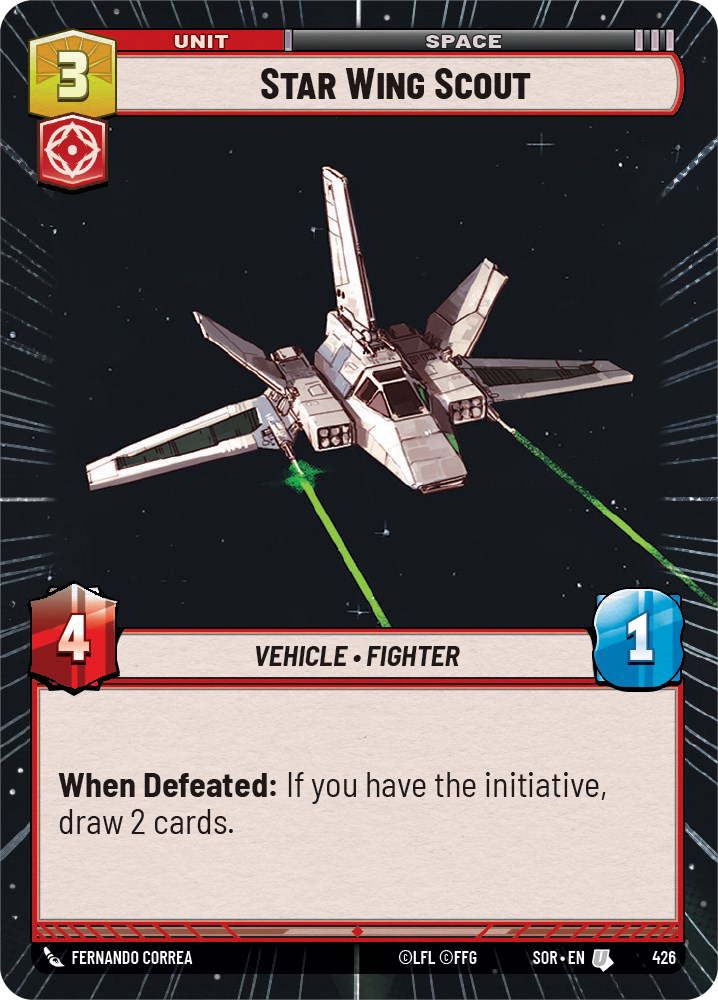 Star Wing Scout card image.