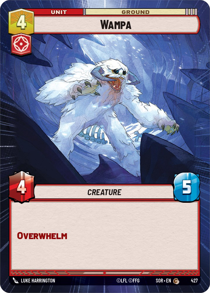 Wampa card image.